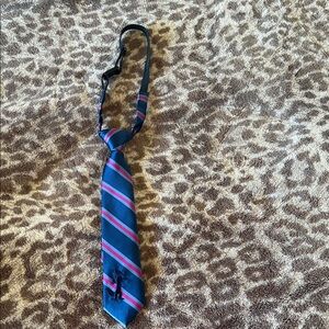 Striped Blue and Pink kids tie